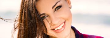 Beautiful woman smiling