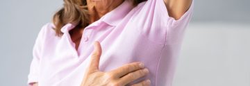 Woman in Excessive Sweating