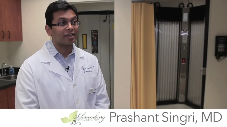 Video thumbnail of Dr. Prashant Singri speaking inside an exam room